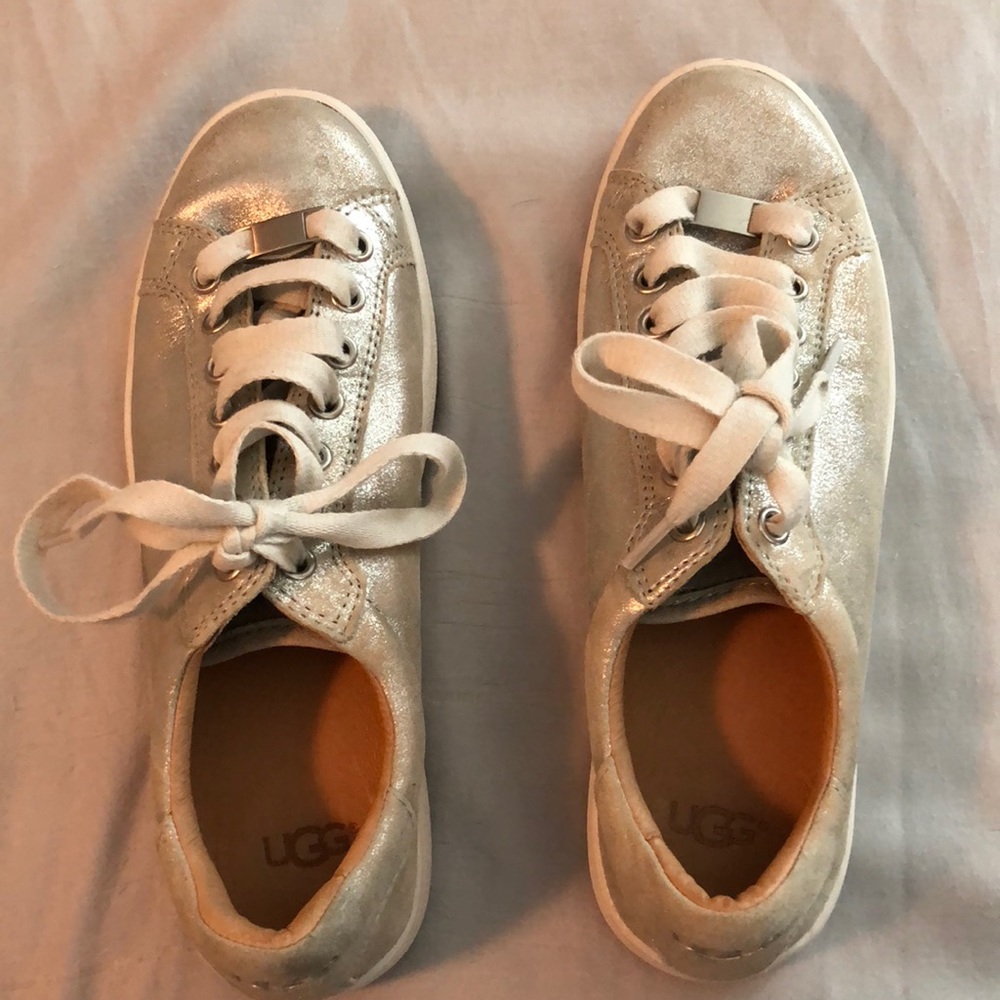 UGG Australia metallic sneakers